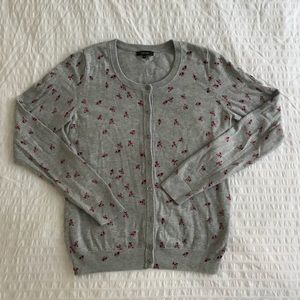 RW & Co. Floral Cotton Modal Cardigan - Size M